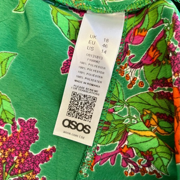 ASOS Women's Floral Career Blouse Multi Color - Picture 4 of 14